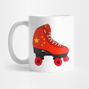 Roller Skating China Mug